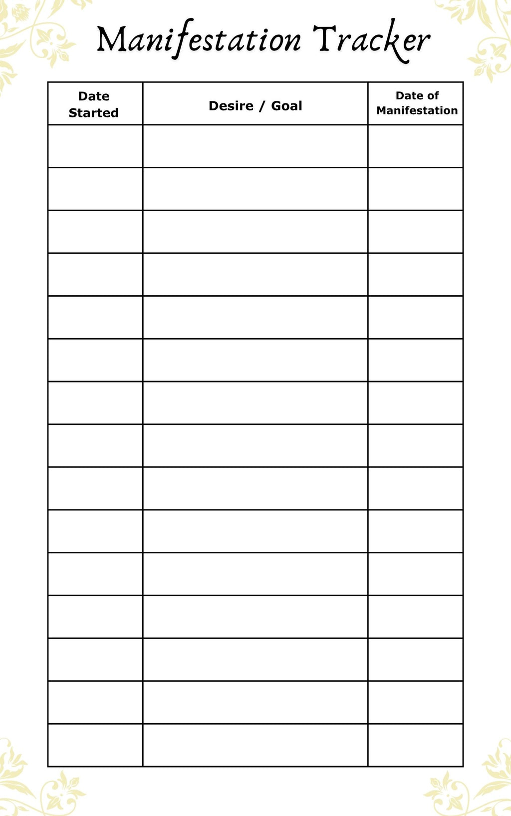 IAM Divination, Manifestation, and Spiritual Growth Journal Template PDF (Downloadable)