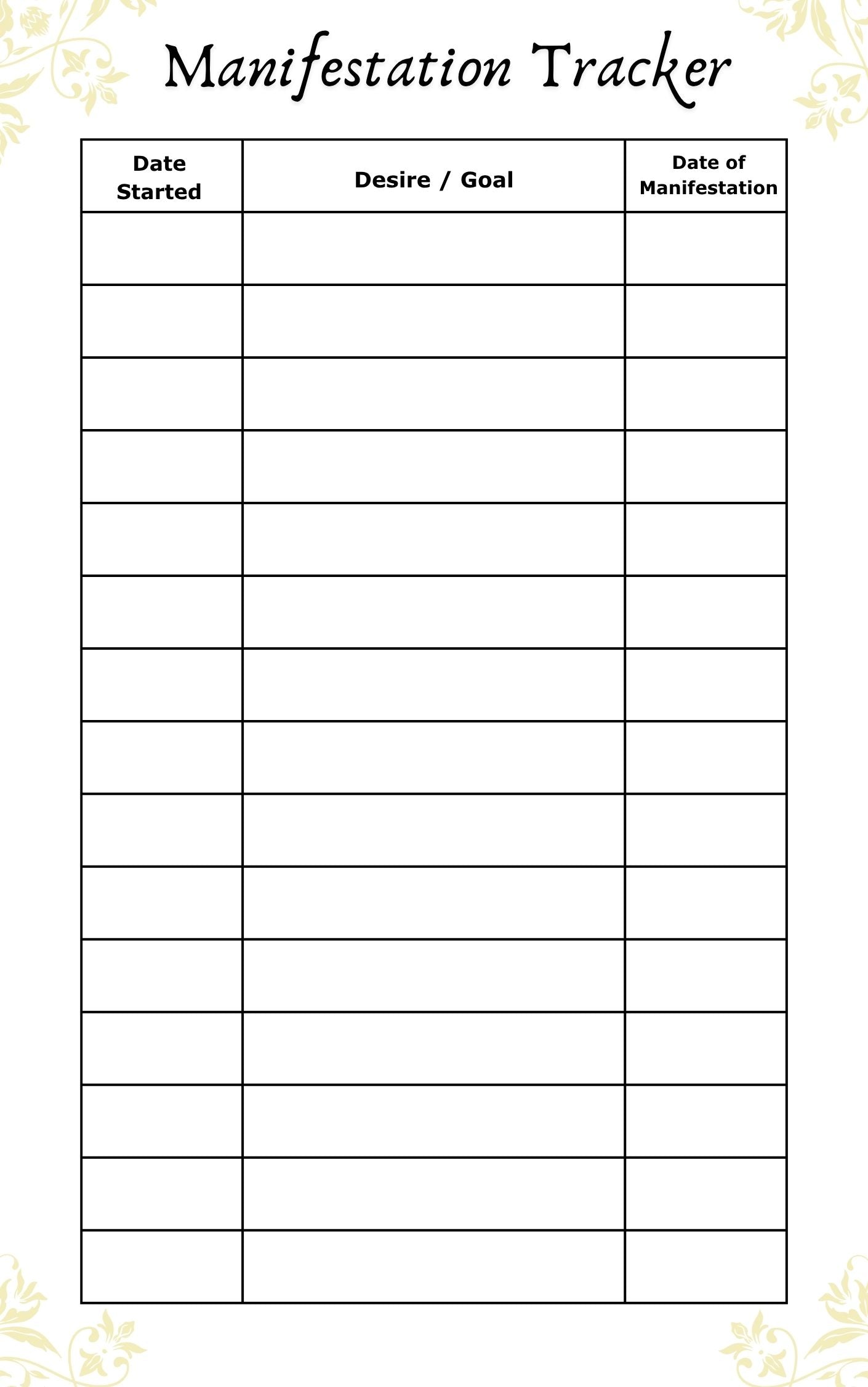 IAM Divination, Manifestation, and Spiritual Growth Journal Template PDF (Downloadable)