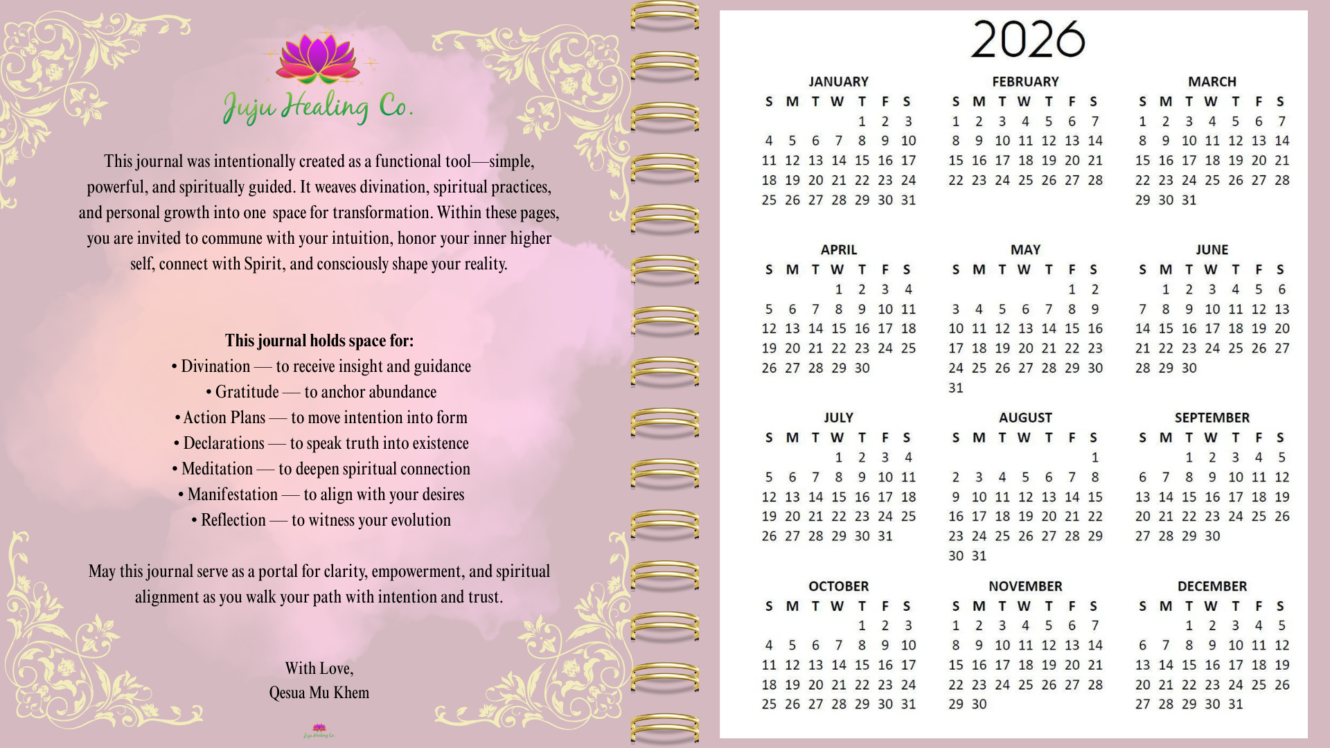 IAM Spiritual Daily Journal - Digital w/ Fillable Pages (2 FREE Bonus Templates w/ Purchase)