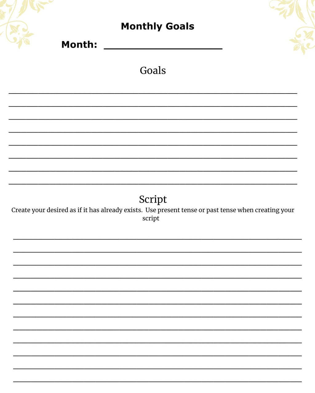 IAM Spiritual Growth Journal Template PDF (Downloadable)