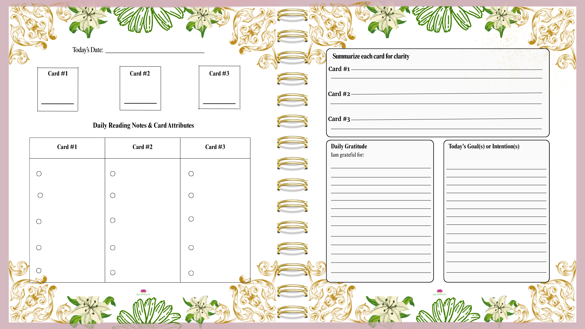 IAM Spiritual Daily Journal - Digital w/ Fillable Pages (2 FREE Bonus Templates w/ Purchase)