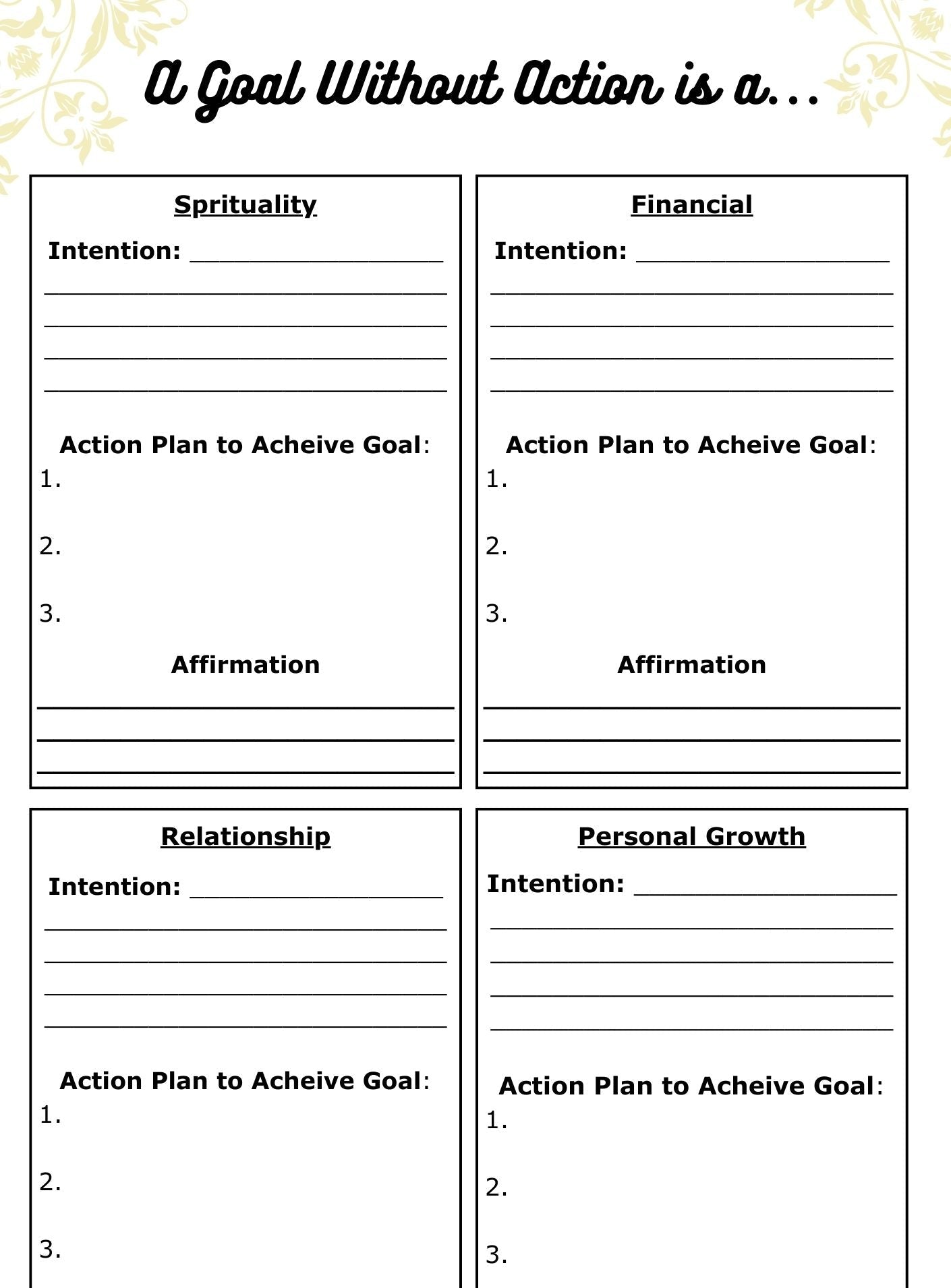IAM Spiritual Growth Journal Template PDF (Downloadable)