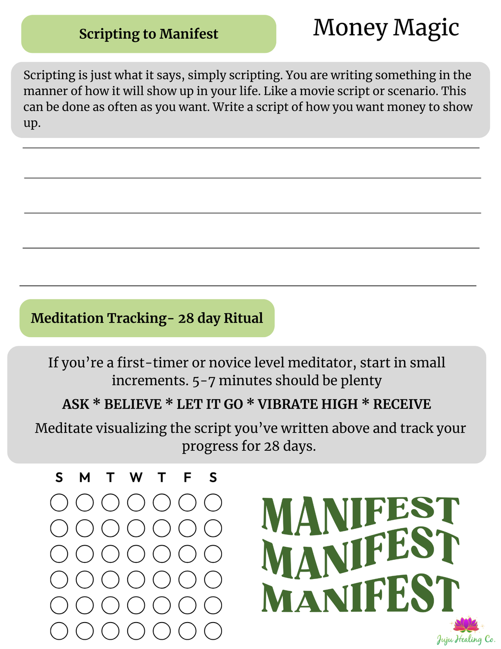 The IAM Spiritual Alignment Journal (Monthly)- Digital Interactive Journal (w/ Purchase- Receive 2 FREE Bonus Templates)
