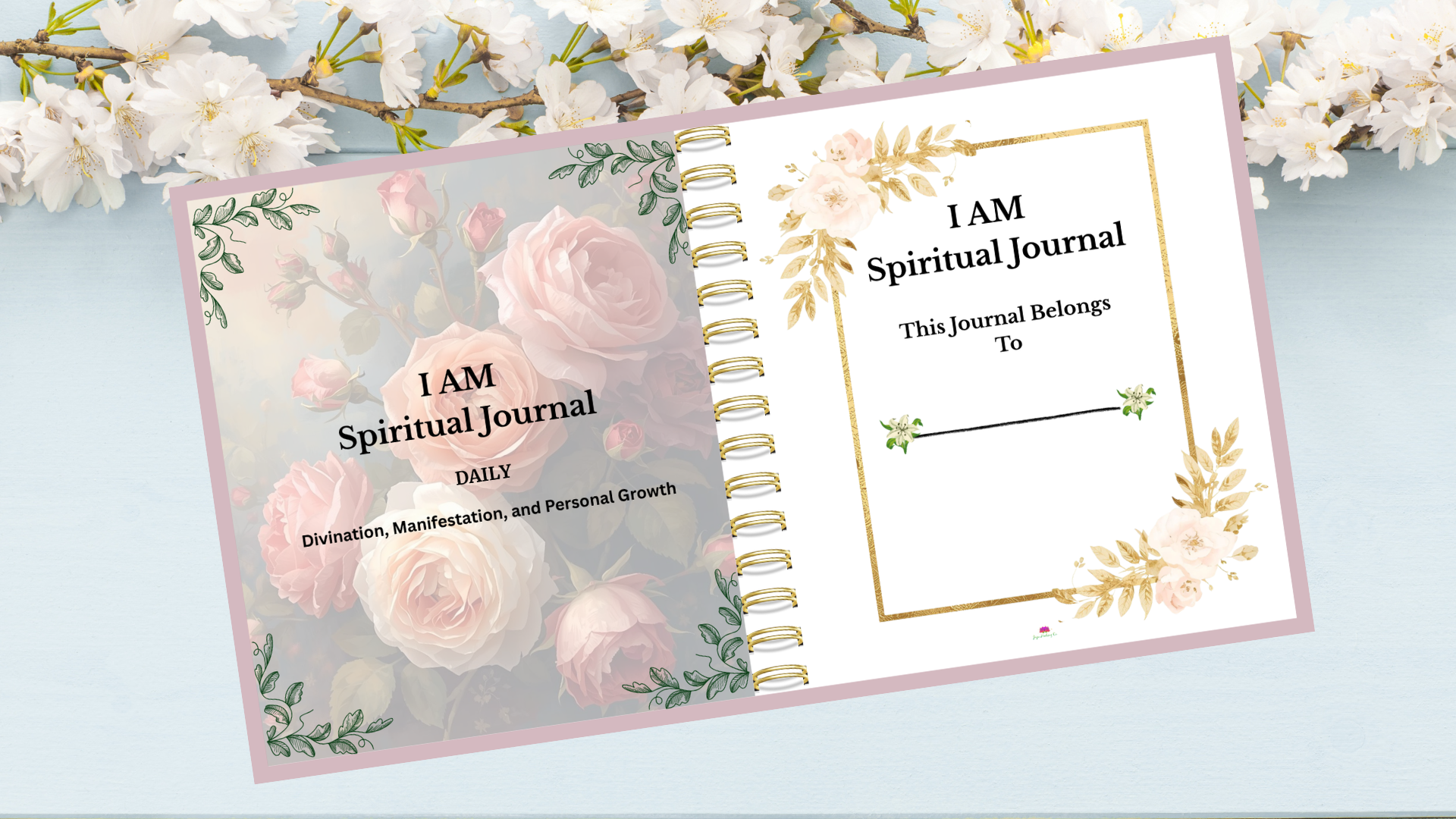 IAM Spiritual Daily Journal - Digital w/ Fillable Pages (2 FREE Bonus Templates w/ Purchase)