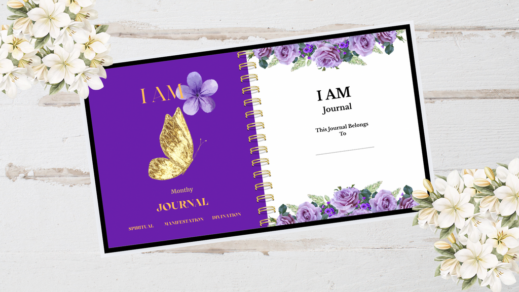 The IAM Spiritual Alignment Journal (Monthly)- Digital Interactive Journal (w/ Purchase- Receive 2 FREE Bonus Templates)