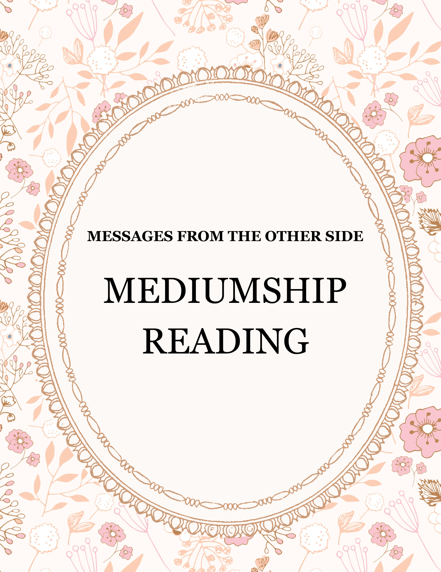 Mediumship Reading (Connect w/ your Loved One in Spirit)