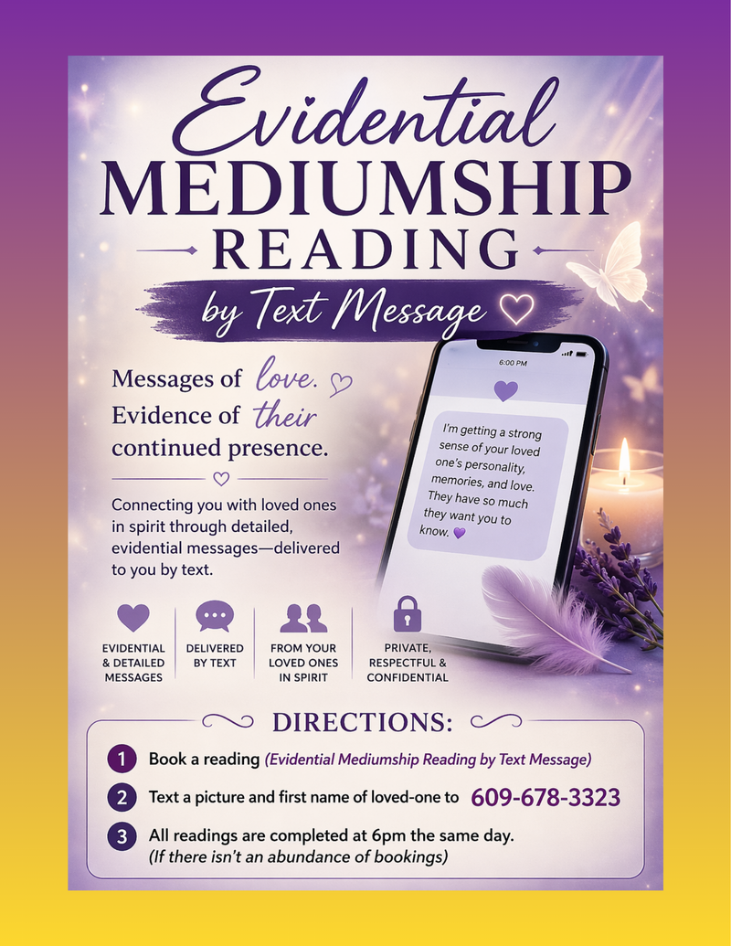 Evidential Mediumship Reading by Text Message