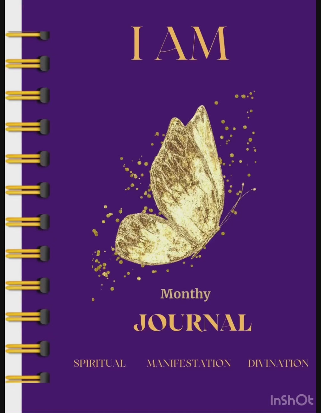 The IAM Spiritual Alignment Journal (Monthly)- Digital Interactive Journal (w/ Purchase- Receive 2 FREE Bonus Templates)