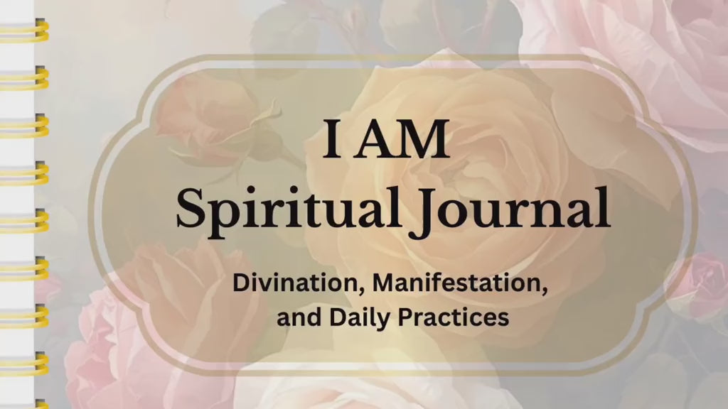 IAM Spiritual Daily Journal - Digital PDF w/ Fillable Pages (2 FREE Bonus Templates w/ Purchase)